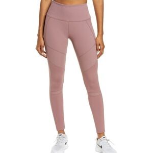 Zella | Moto Ribbed High Waist Ankle Leggings | Small